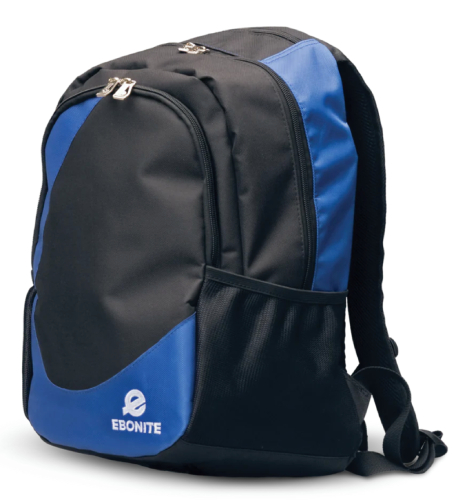 Ebonite Backpack (Black/Blue)